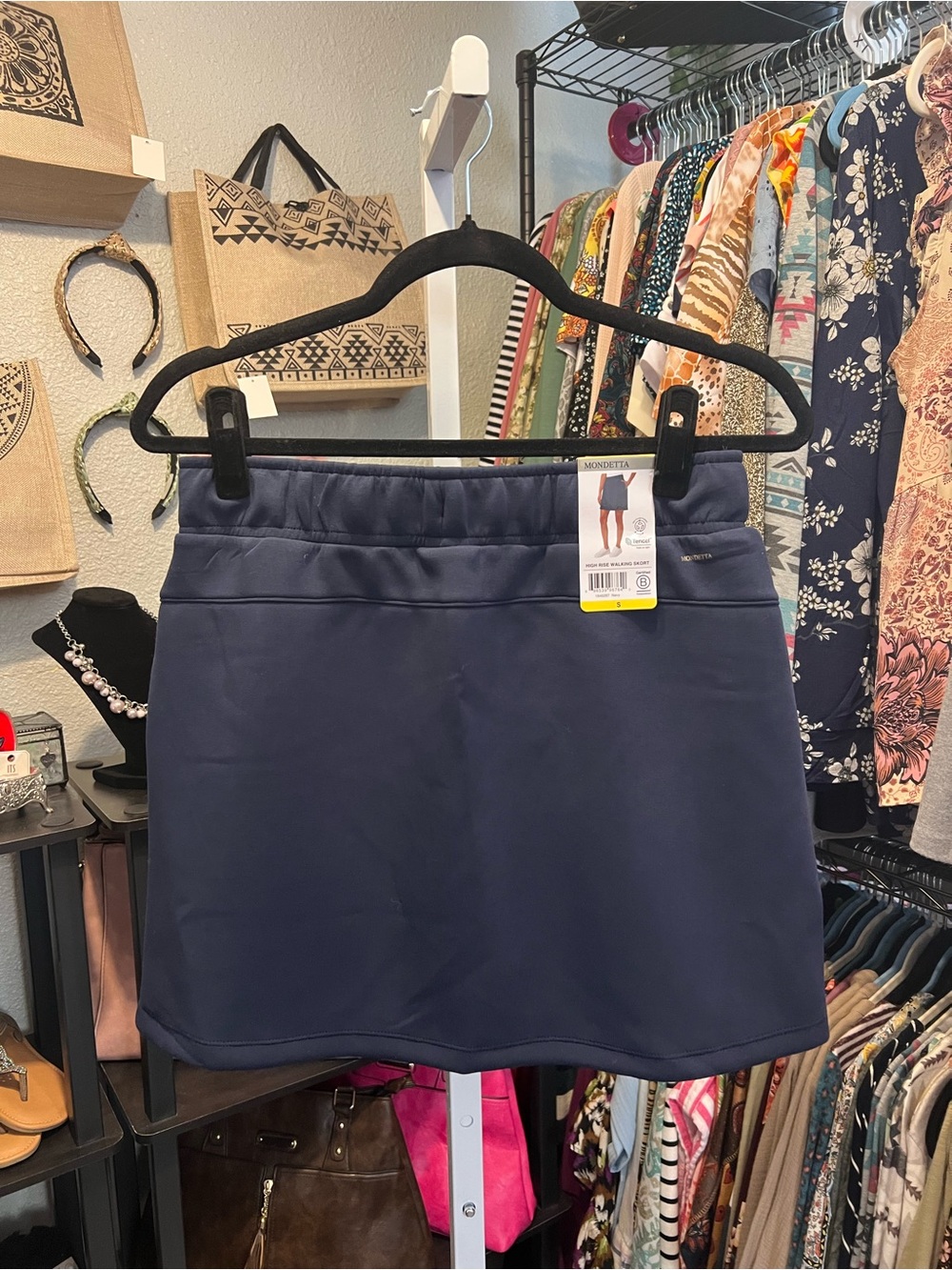 Mondetta Navy High Rise Walking Skort